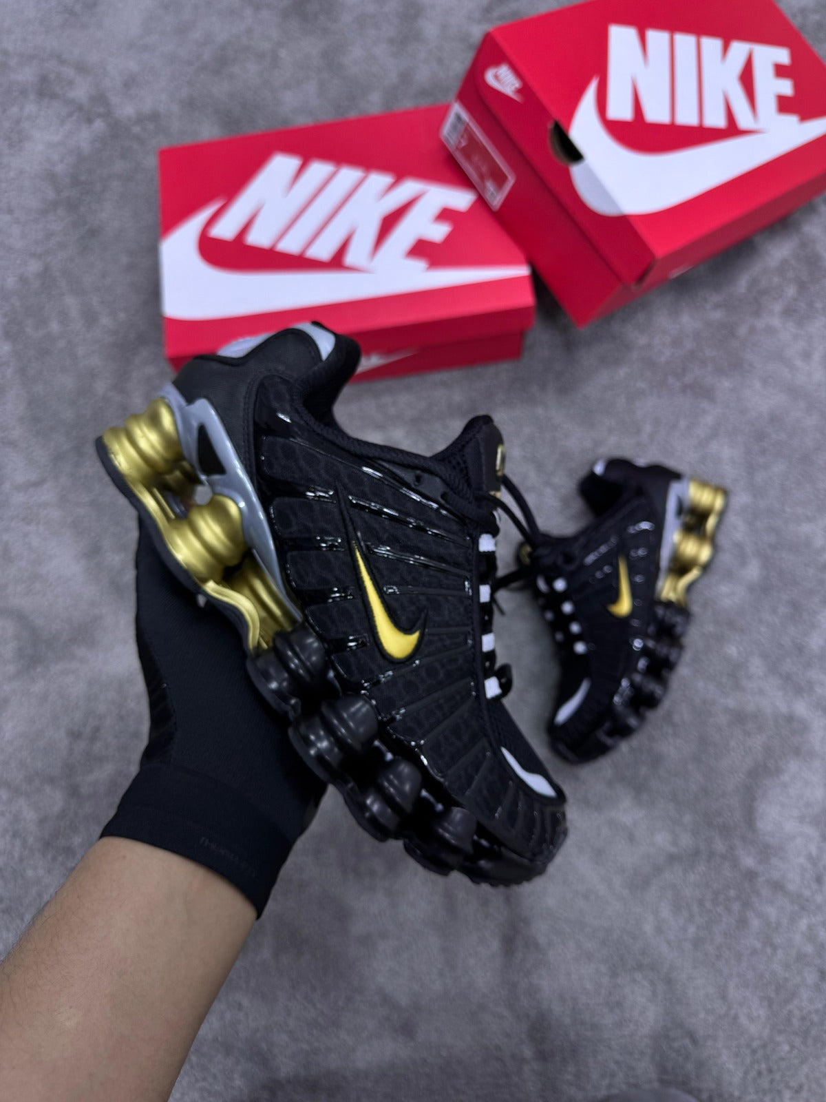 Nike SHOX TL ( Doradas )