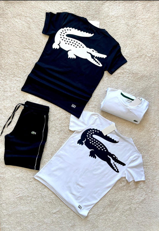 Conjunto Lacoste (Negro)